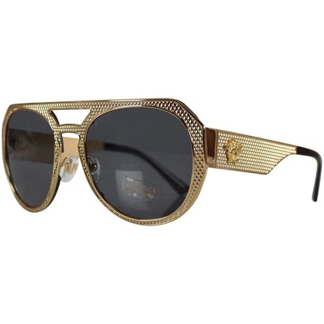 versace gold mens frames|gold frame Versace shades.